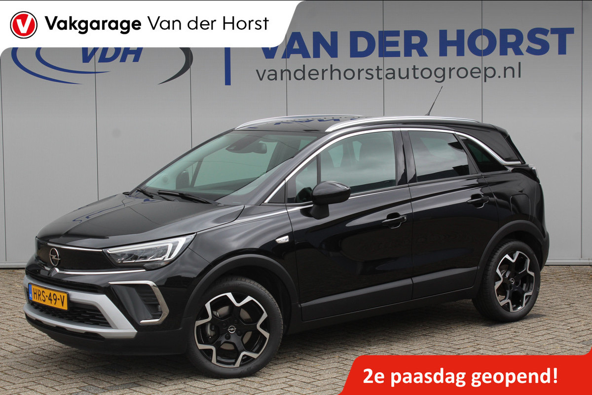 Opel Crossland 1.2-110 pk Turbo Elegance. Mooie moderne hoogzitter ! Climate Control, Cruise Control, Achteruitrijcamera, Navigatiesysteem