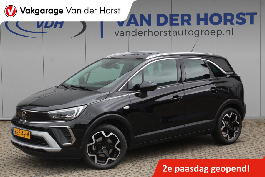 Opel Crossland 1.2-110 pk Turbo Elegance. Mooie moderne hoogzitter ! Climate Control, Cruise Control, Achteruitrijcamera, Navigatiesysteem