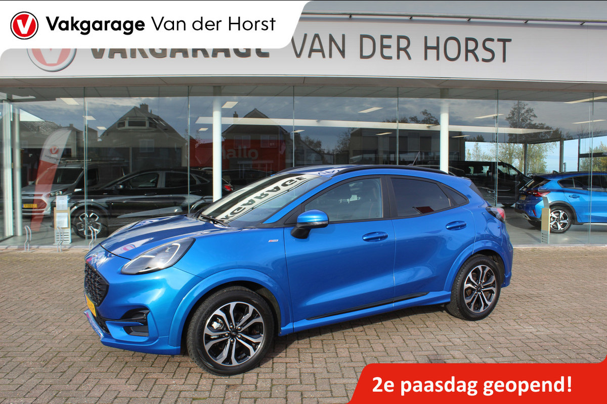 Ford Puma 1.0 EcoBoost Hybrid ST-Line , 125pk Climate control , Stoel,Stuur en Voorruitverwarming Navigatie , Bluetooth , Parkeersensoren achter
