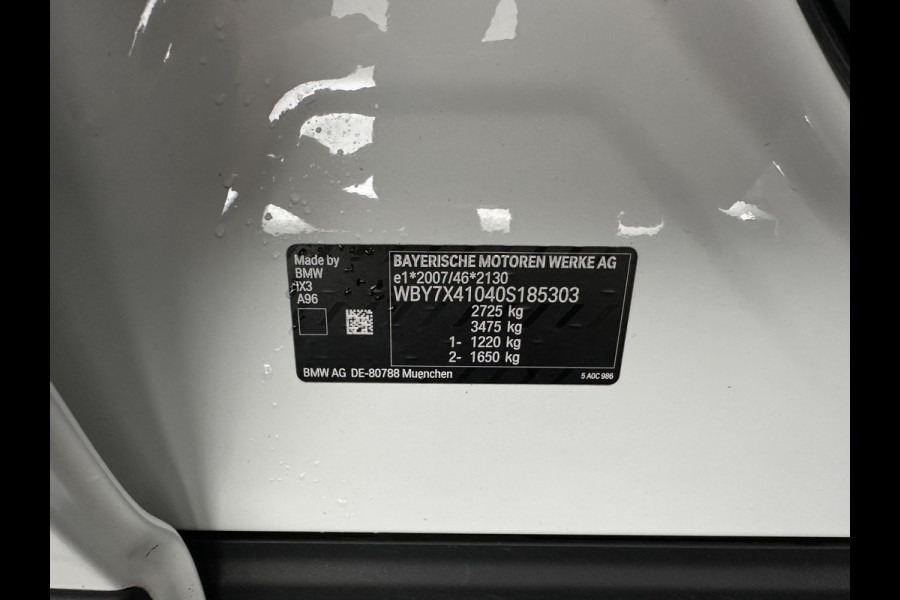 BMW iX3 High Executive 80 kWh [ 3-Fase ] (INCL-BTW) Aut. *PANO | LEATHER | HARMAN/KARDON | FULL-LED | BLINDSPOT | MEMORY-PACK | DIGI-COCKPIT | HEATED-SPORTSEATS | KEYLESS | TOPVIEW | DAB+ | NAVI-FULLMAP | HEAD-UP | PRIVACY-GLASS | 2