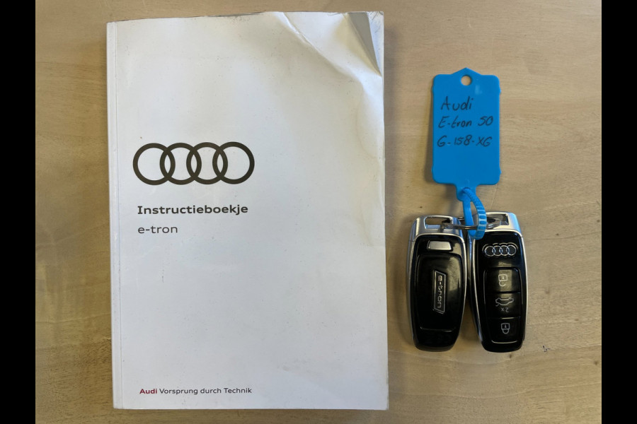 Audi e-tron E-Tron 50|100%SOH|LEDER|PANO|MEMORY|VIRTUAL SPIEGELS|ACC|AMBIANCE|CARPLAY|3D/360/V/A/CAMERA|STOELVERW|IN.BTW|1EIG|NAP|