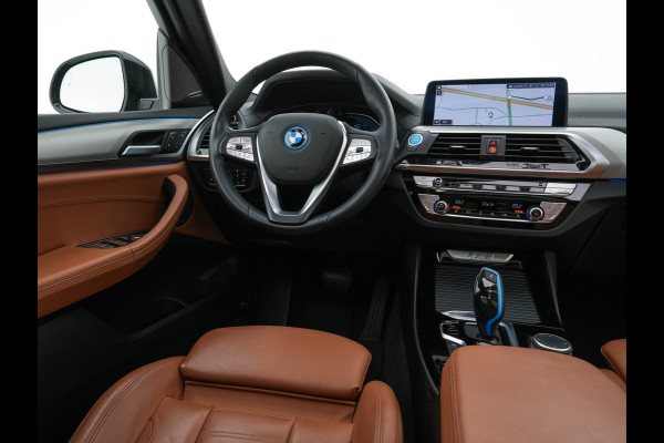 BMW iX3 High Executive 80 kWh [ 3-Fase ] {SOH-98%} (INCL-BTW) Aut. *PANO | LEATHER | HARMAN/KARDON | FULL-LED | BLINDSPOT | MEMORY-PACK | DIGI-COCKPIT | HEATED-SPORTSEATS | KEYLESS | TOPVIEW | DAB+ | NAVI-FULLMAP | HEAD-UP | ...