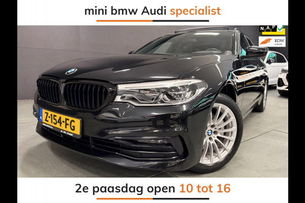 BMW 5 Serie Touring 520i High Executive PANO/LEDER/H-UP/DAB/CARPLAY/SFEERVERL///