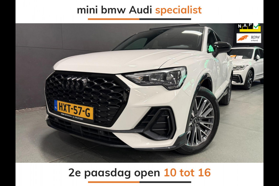 Audi Q3 Sportback 45 TFSI e 2X S-LINE BLACKLINE SOH-TEST/ PANO/NAVI/DAB/LED/ECC/PDC/CRUISE///