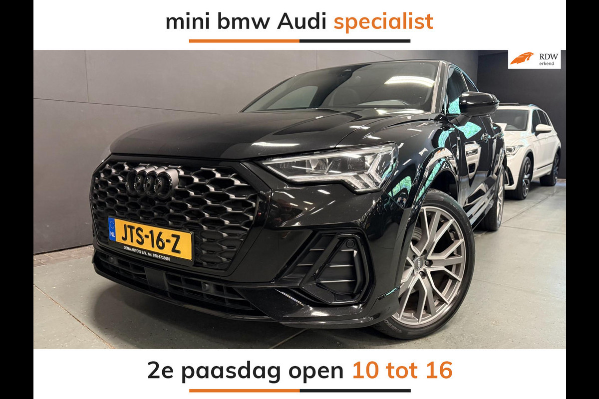 Audi Q3 Sportback 45 TFSI e 3xS-LINE 20'' BLACKLINE SOH-TEST/PANO/DAB/CARPLAY/CAM/V-COCKPIT///