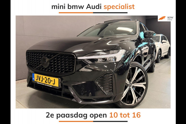 Volvo XC60 2.0 T8 R-DESIGN AWD 455PK SOH-TEST Black Edition PANO/H-KARDON/DAB/CARPLAY/LEDER/M-STOELEN///