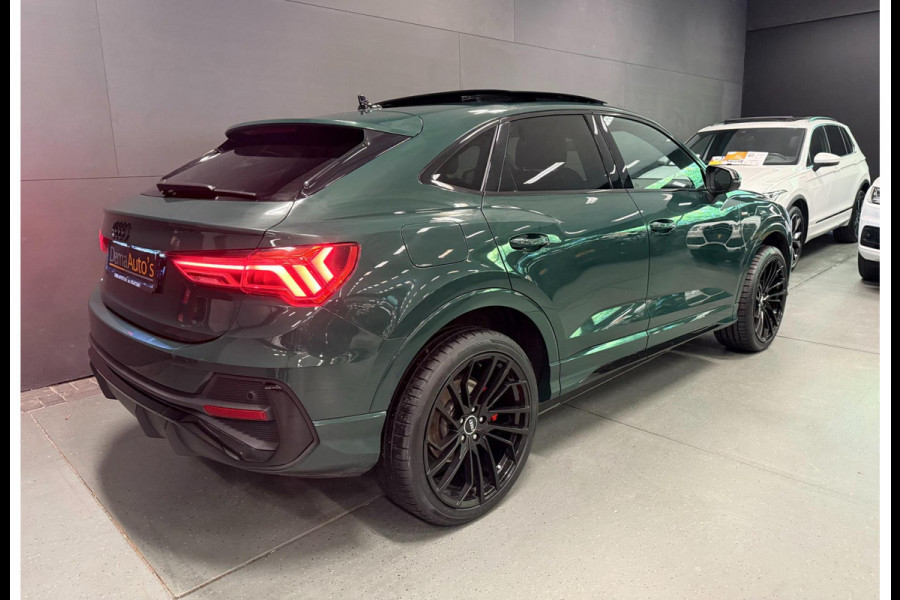 Audi Q3 Sportback 45 TFSI e 3X SLINE BLACK-LINE 20'' SOH-TEST/PANO/LEDER/SFEERVERL/SONOS/M-STOELEN/CAM/DAB///