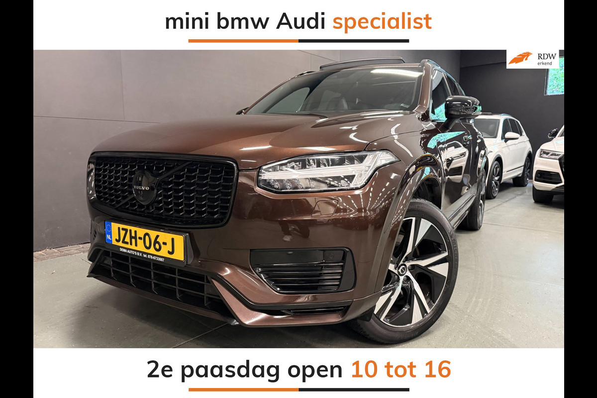 Volvo XC90 2.0 T8 Twin Engine AWD R-DESIGN 7P SOH-TEST/PANO/DAB/H-KARDON/M-STOELEN/LEDER///