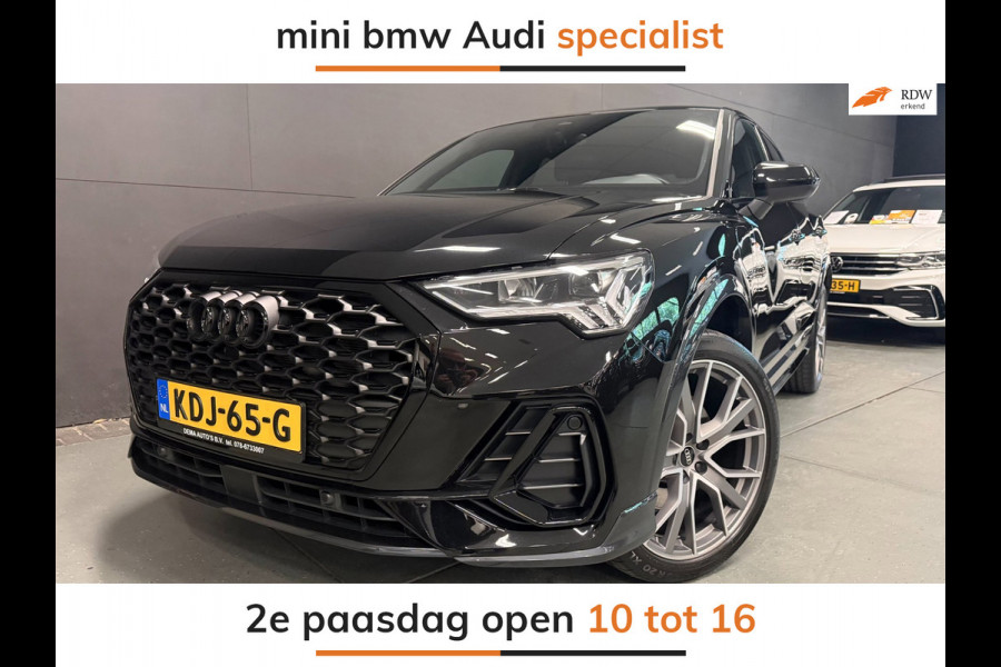 Audi Q3 Sportback 45 TFSI e S edition S-LINE BLACK-LINE 20''SOH-TEST/SFEERVERL/NAVI/DAB/STANDKACHEL/CARPLAY/CAM/KEY-LESS///