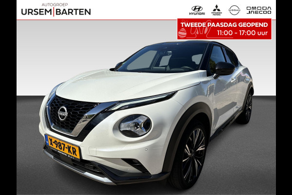 Nissan Juke 1.0 DIG-T N-Design | Half leder stof interieur | 360 graden camera | Navigatie |