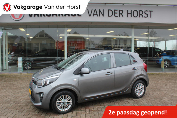 Kia Picanto 1.0-67pk DPi DynamicLine. Kwalitatief erg goed wagen voor jaren zorgeloos rijplezier! Airco, metallic lak, camera, cruise control, elektr. ramen v+a, Android auto/Apple carplay, DAB radio, USB aansl., LM wielen etc