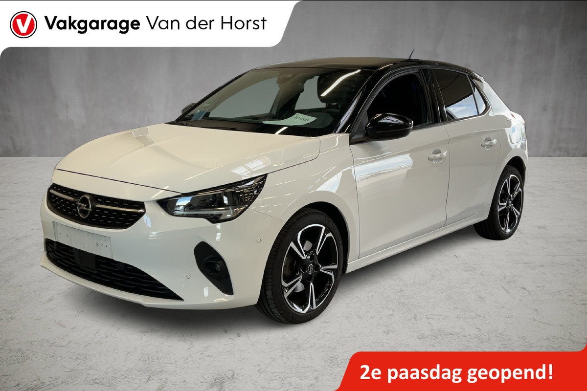 Opel Corsa 1.2-100 pk Turbo GS. Panoramadak, Winterpakket, Cruise Control, Climate Control, Two tone,