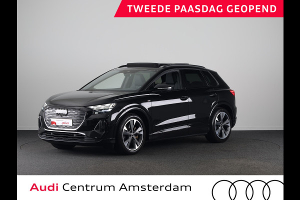 Audi Q4 e-tron 40 Launch edition S Competition 77 kWh 204pk | SoH 93% | Panoramadak | Head-up Display | Navigatie | Stoelverwarming