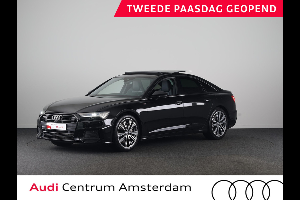 Audi A6 Limousine 50 TFSI e quattro S edition 299pk | Panoramadak  Lederen bekleding | 360° Camera | Elektrisch verstelbare voorstoelen