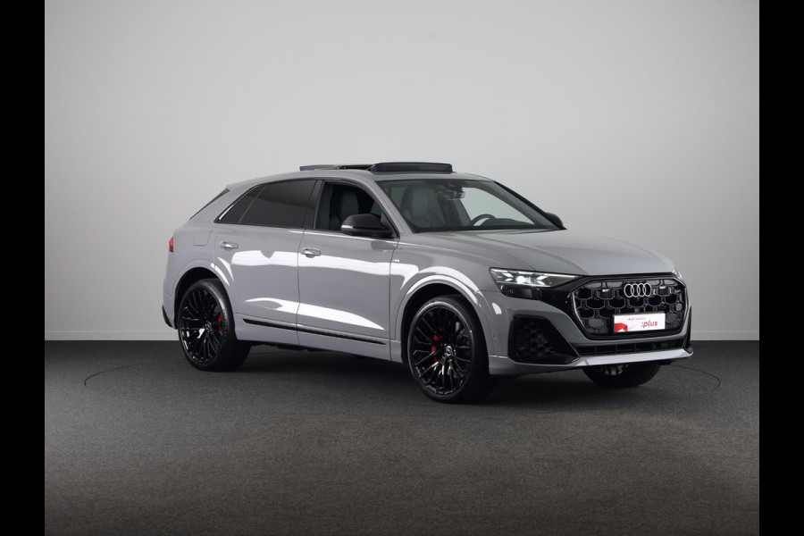 Audi Q8 60 TFSI e quattro Pro Line S Competition 490 PK | Panoramadak | Vier wiel besturen | Exclusive lak | Stoel ventilatie | Verlengde garantie |