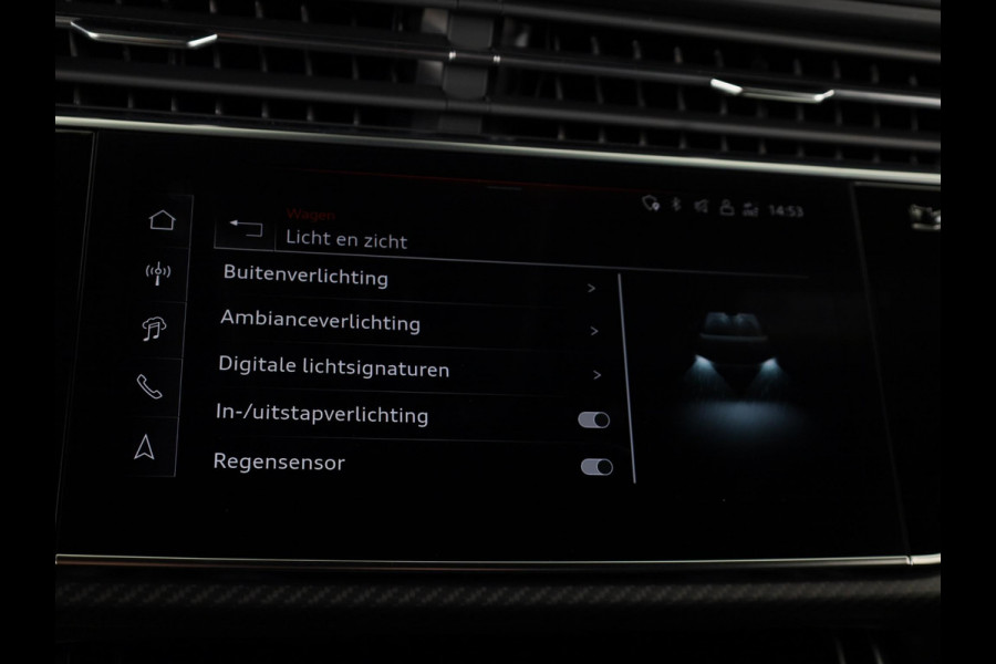 Audi Q8 60 TFSI e quattro Pro Line S Competition 490 PK | Panoramadak | Vier wiel besturen | Exclusive lak | Stoel ventilatie | Verlengde garantie |