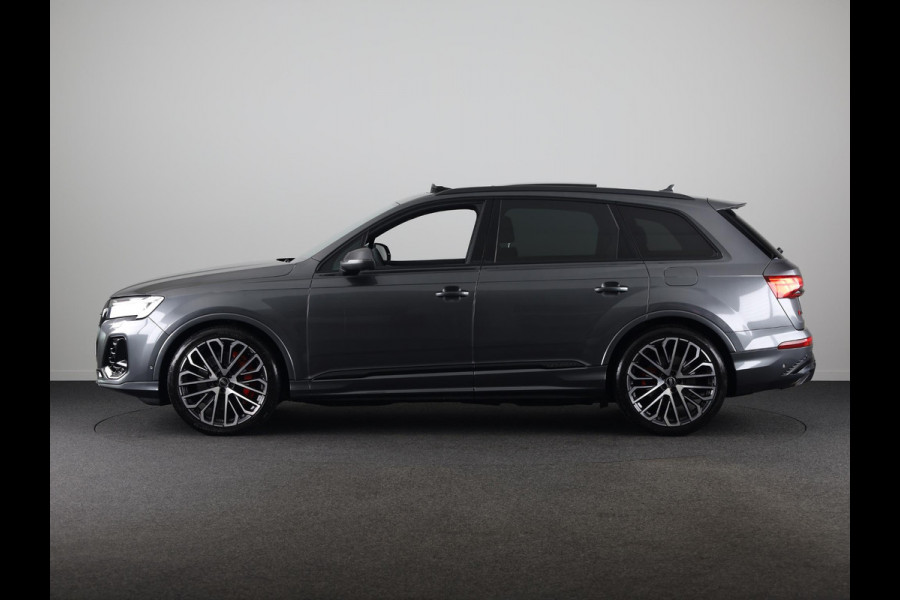 Audi Q7 55 TFSI e quattro Pro Line S 394pk | Panoramadak | Adaptive cruisecontrol |  B&O soundsysteem | Optiekpakket zwart Plus | Privacy Glass | Trekhaak