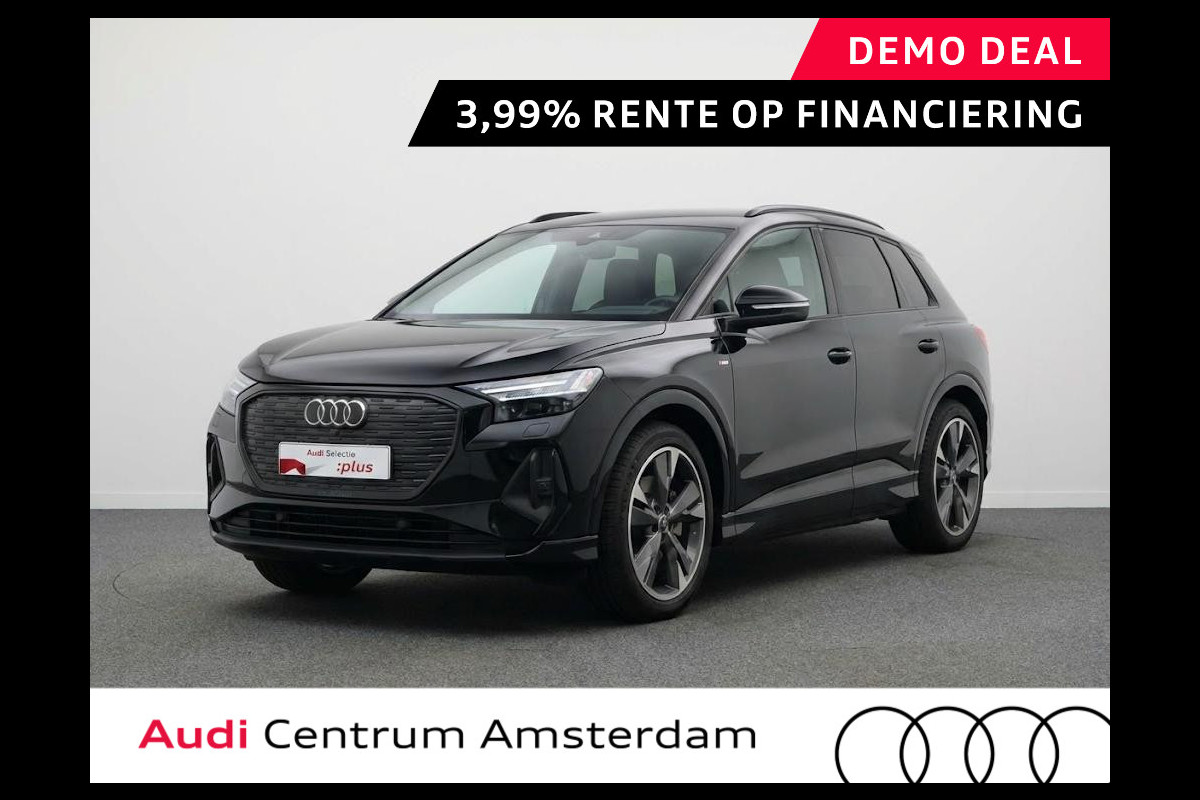 Audi Q4 e-tron 45 quattro S Edition 82 kWh 286pk | Privé lease v.a € 908,- |  Panoramadak | Elektrisch verstelbare stoelen | 20 inch Lichtmetalen velgen | Adaptieve cruise controle
