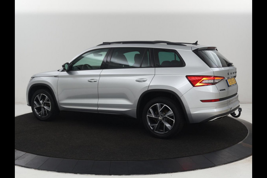 Škoda Kodiaq 1.5 TSI Sportline | Panoramadak | Trekhaak | Adaptive cruise | Stoelverwarming | Camera | Keyless | Alcantara | Full LED | Carplay | Navigatie | Canon Sound | Sfeerverlichting | Virtual Cockpit