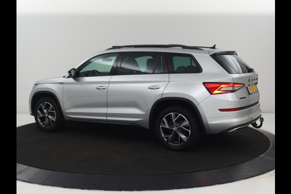 Škoda Kodiaq 1.5 TSI Sportline | Panoramadak | Trekhaak | Adaptive cruise | Stoelverwarming | Camera | Keyless | Alcantara | Full LED | Carplay | Navigatie | Canon Sound | Sfeerverlichting | Virtual Cockpit