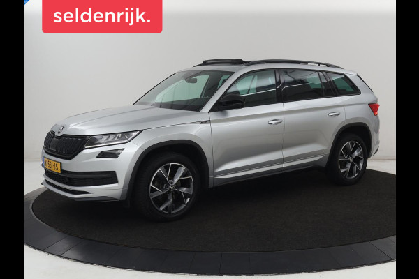 Škoda Kodiaq 1.5 TSI Sportline | Panoramadak | Trekhaak | Adaptive cruise | Stoelverwarming | Camera | Keyless | Alcantara | Full LED | Carplay | Navigatie | Canon Sound | Sfeerverlichting | Virtual Cockpit