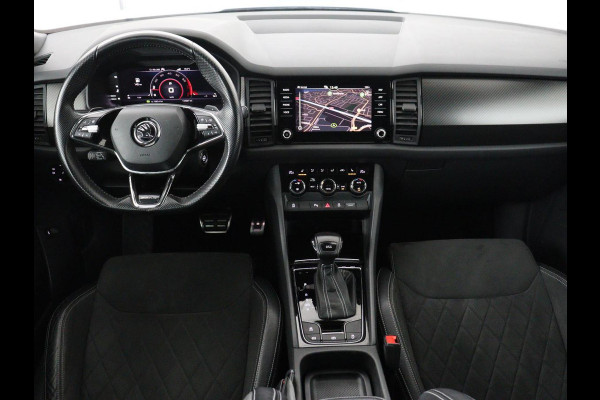 Škoda Kodiaq 1.5 TSI Sportline | Panoramadak | Trekhaak | Adaptive cruise | Stoelverwarming | Camera | Keyless | Alcantara | Full LED | Carplay | Navigatie | Canon Sound | Sfeerverlichting | Virtual Cockpit