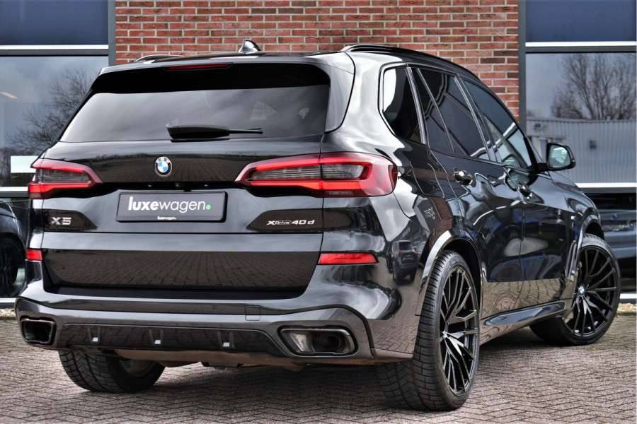 BMW X5 xDrive40d M-Sport 7pers Pano Luchtv ACC Trekh H/K HUD 22inch 4WS Comf-seat