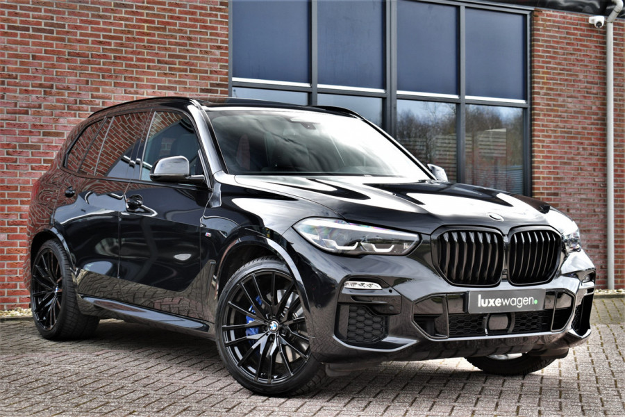 BMW X5 xDrive40d M-Sport 7pers Pano Luchtv ACC Trekh H/K HUD 22inch 4WS Comf-seat