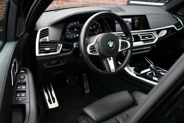 BMW X5 xDrive40d M-Sport 7pers Pano Luchtv ACC Trekh H/K HUD 22inch 4WS Comf-seat