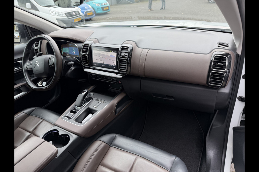 Citroën C5 Aircross 225pk Hybrid Shine (Elektrisch Schuifdak - Leder incl verwarming/massage/geheugen - Trekhaak - Elektrische Klep - 360gr Camera -
