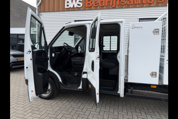 Iveco Daily 35C14D euro 6 / DC 6 persoons / JPM kipper / vaste prijs rijklaar € 24.950 ex btw / lease vanaf € 407 / dubbellucht / cruise en climate control / trekhaak 3500 kg !