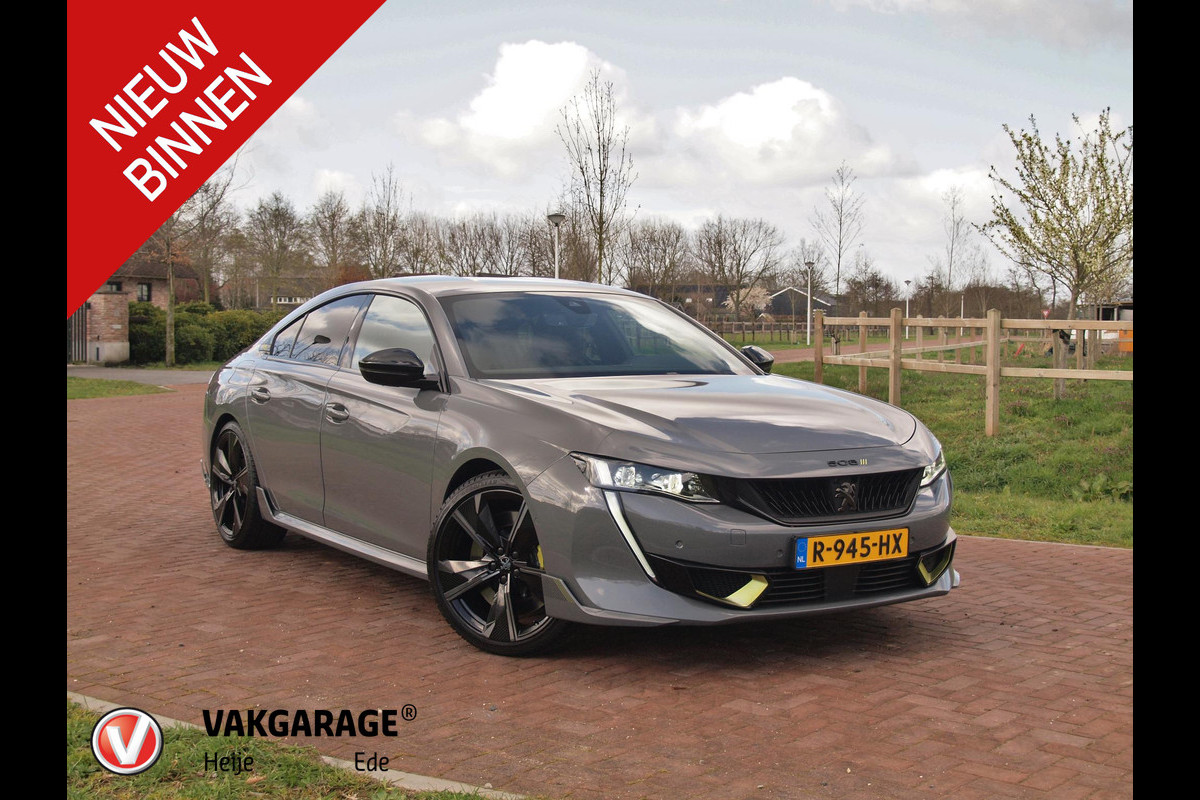 Peugeot 508 1.6 HYbrid Peugeot Sport Engineered | 360 Camera | 360 PK | NL-Auto | Gris Sellenium | Stoelverwarming |