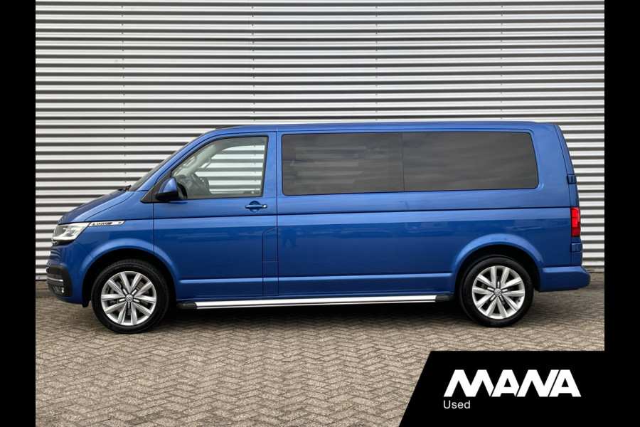 Volkswagen Transporter 2.0TDI L2H1 199PK DC BULLI Automaat Lederen bekleding Camera Cruise Airco Stoelverwarming LED
