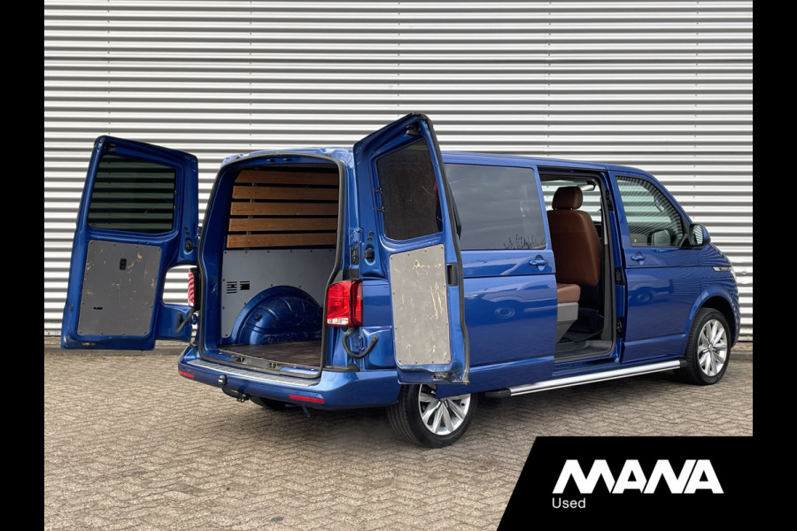 Volkswagen Transporter 2.0TDI L2H1 199PK DC BULLI Automaat Lederen bekleding Camera Cruise Airco Stoelverwarming LED