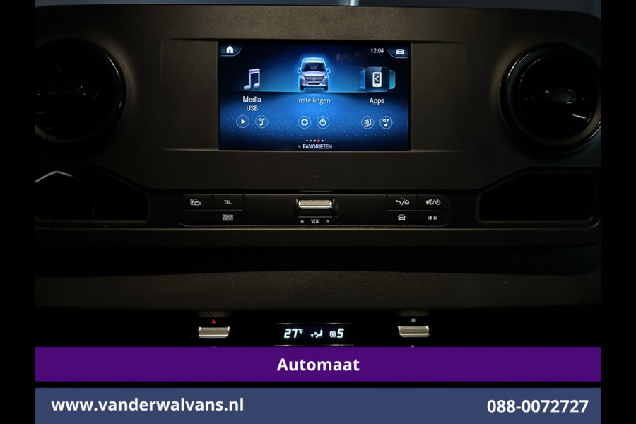 Mercedes-Benz Sprinter 316 CDI 164pk Automaat L3H2 Euro6 Airco | Camera | 3500kg Trekhaak | Apple Carplay Chauffeursstoel, Cruisecontrol, Android Auto, Stoelverwarming, 270graden Achterdeuren, Parkeersensoren, Bijrijdersbank