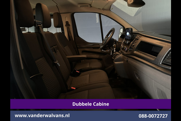 Ford Transit Custom 2.0 TDCI 131pk L2H1 Dubbele Cabine Euro6 Airco | 6-zits | Camera | LED | 2800kg Trekhaak | LM Velgen | Cruisecontrol, Android Auto, Verwarmde Voorruit, Parkeersensoren, Bijrijdersbank