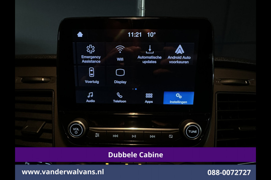 Ford Transit Custom 2.0 TDCI 131pk L2H1 Dubbele Cabine Euro6 Airco | 6-zits | Camera | LED | 2800kg Trekhaak | LM Velgen | Cruisecontrol, Android Auto, Verwarmde Voorruit, Parkeersensoren, Bijrijdersbank