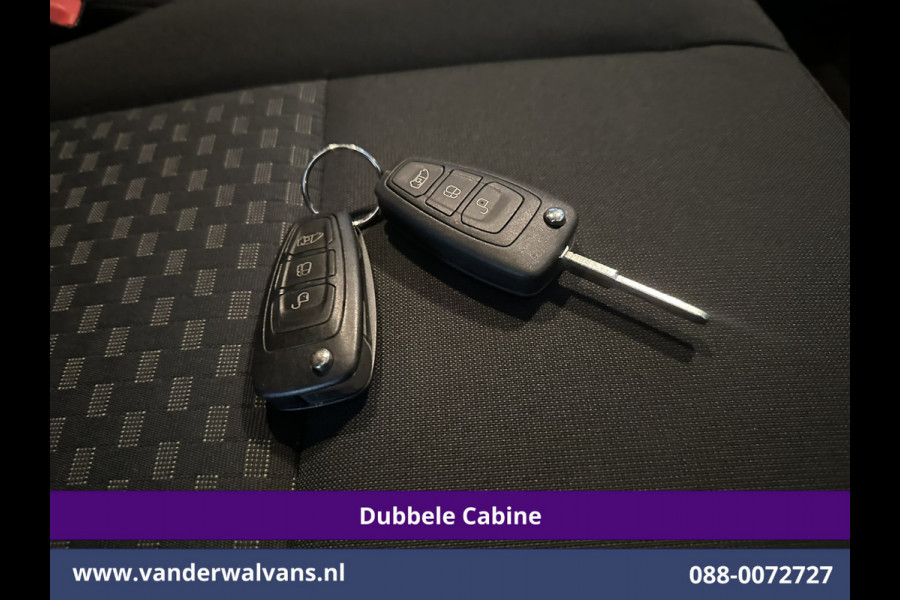 Ford Transit Custom 2.0 TDCI 131pk L2H1 Dubbele Cabine Euro6 Airco | 6-zits | Camera | LED | 2800kg Trekhaak | LM Velgen | Cruisecontrol, Android Auto, Verwarmde Voorruit, Parkeersensoren, Bijrijdersbank