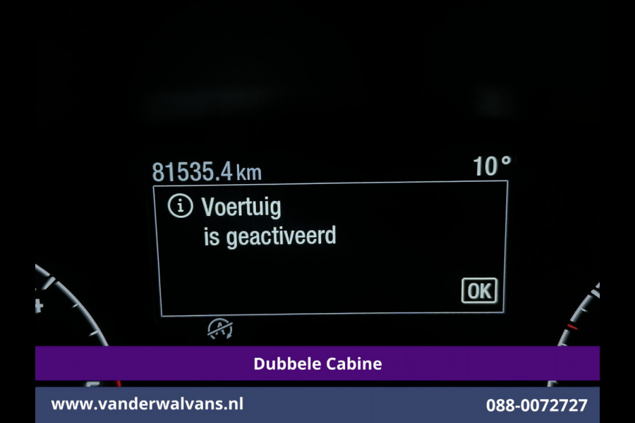 Ford Transit Custom 2.0 TDCI 131pk L2H1 Dubbele Cabine Euro6 Airco | 6-zits | Camera | LED | 2800kg Trekhaak | LM Velgen | Cruisecontrol, Android Auto, Verwarmde Voorruit, Parkeersensoren, Bijrijdersbank