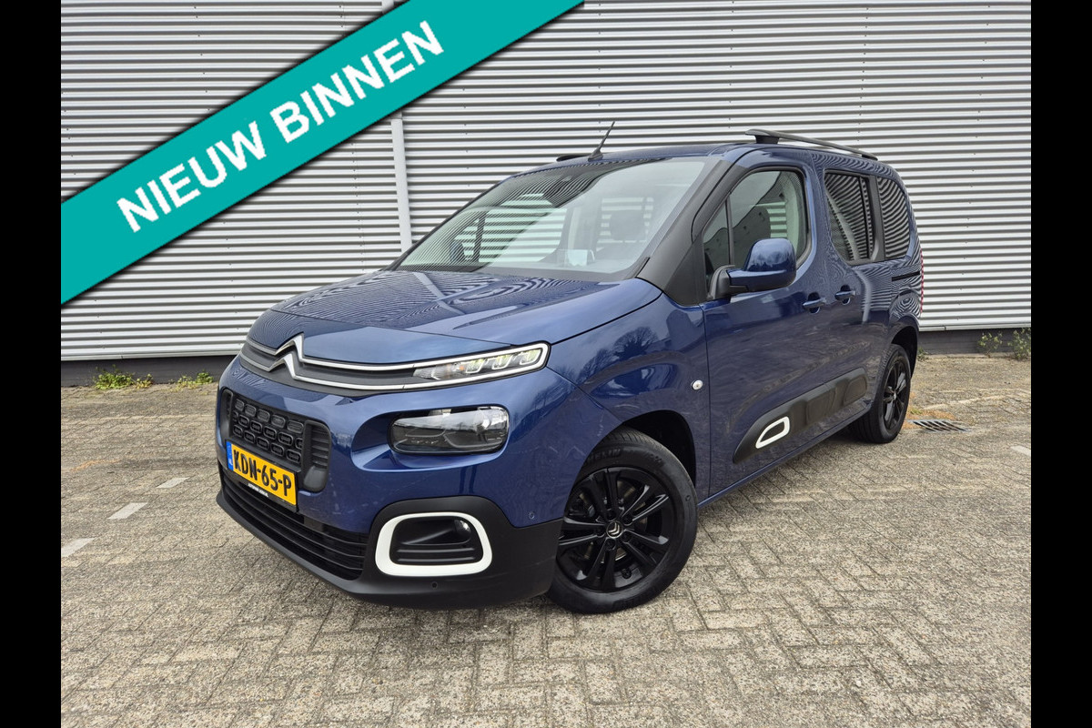 Citroën Berlingo 1.2 PureTech Shine Automaat,Panorama,camera,Navigatie/Carplay/Android,Trekhaak,Stoelverwarming,Cruisecontrol