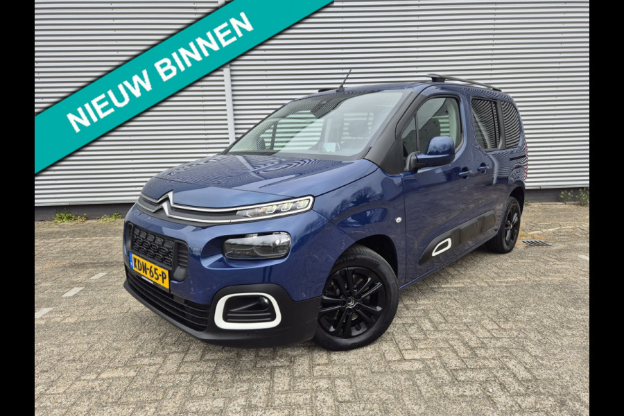 Citroën Berlingo 1.2 PureTech Shine Automaat,Panorama,camera,Navigatie/Carplay/Android,Trekhaak,Stoelverwarming,Cruisecontrol