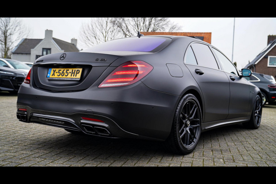 Mercedes-Benz S-Klasse AMG 63 4Matic+ Lang Premium Plus | Burmester 3D | Panorama | Massage stoelen | Stoelkoeling | Carbon |