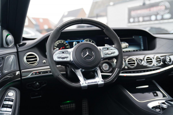 Mercedes-Benz S-Klasse AMG 63 4Matic+ Lang Premium Plus | Burmester 3D | Panorama | Massage stoelen | Stoelkoeling | Carbon |