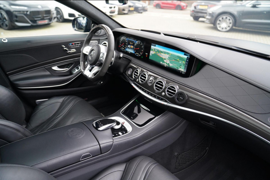 Mercedes-Benz S-Klasse AMG 63 4Matic+ Lang Premium Plus | Burmester 3D | Panorama | Massage stoelen | Stoelkoeling | Carbon |