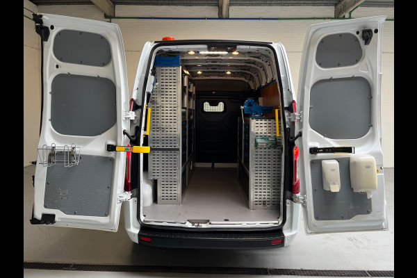 Ford Transit Custom AUTOMAAT SERVICEWAGEN 340 2.0 TDCI EURO6 L2H2 TREND SORTIMO INRICHTING STANDKACHEL V230 OMVORMER RIJKLAARPRIJS