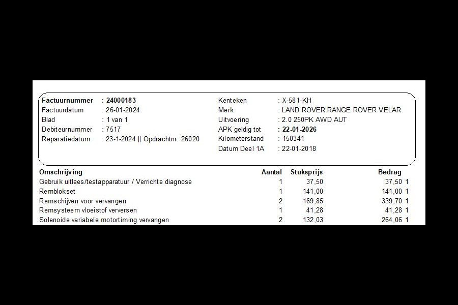 Land Rover Range Rover Velar 2.0 I4 Turbo AWD S | Panoramadak | 360 Camera | Meridian Surround | Apple Carplay |