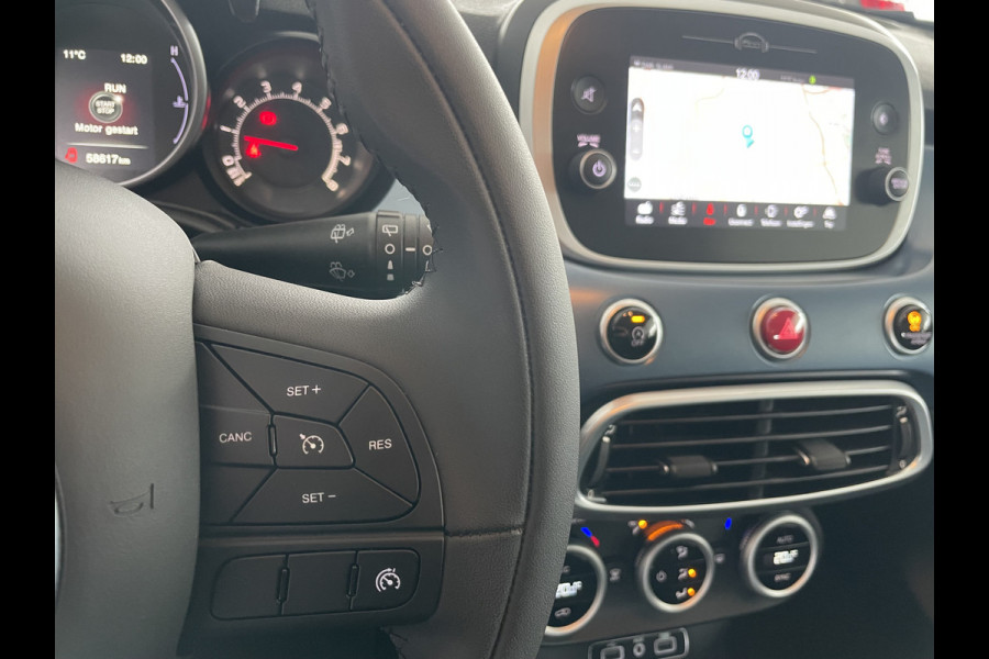 Fiat 500X 1.4 Turbo MultiAir Mirror Achteruitrijcamera - Navigatie - Apple carplay - Airco - Cruise control - Parkeersensor achter - Radio - Dakrails - Bluetooth - Elektrische ramen - Licht metalen velgen 17 inch - Start/ stop systeem - Stuur leder - Stuur multifunctioneel - Door ons nieuw geleverd - Altijd door ons onderhouden