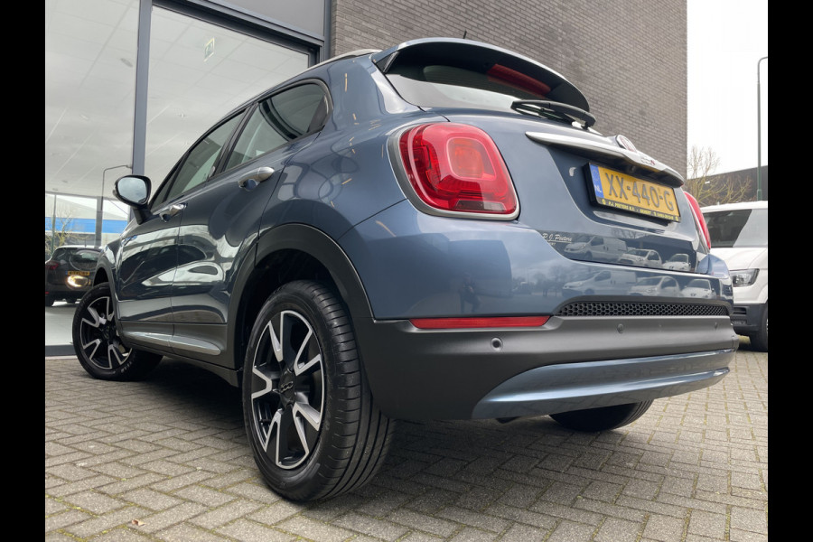 Fiat 500X 1.4 Turbo MultiAir Mirror Achteruitrijcamera - Navigatie - Apple carplay - Airco - Cruise control - Parkeersensor achter - Radio - Dakrails - Bluetooth - Elektrische ramen - Licht metalen velgen 17 inch - Start/ stop systeem - Stuur leder - Stuur multifunctioneel - Door ons nieuw geleverd - Altijd door ons onderhouden