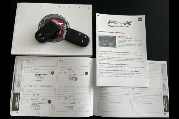 Fiat 500X 1.4 Turbo MultiAir Mirror Achteruitrijcamera - Navigatie - Apple carplay - Airco - Cruise control - Parkeersensor achter - Radio - Dakrails - Bluetooth - Elektrische ramen - Licht metalen velgen 17 inch - Start/ stop systeem - Stuur leder - Stuur multifunctioneel - Door ons nieuw geleverd - Altijd door ons onderhouden