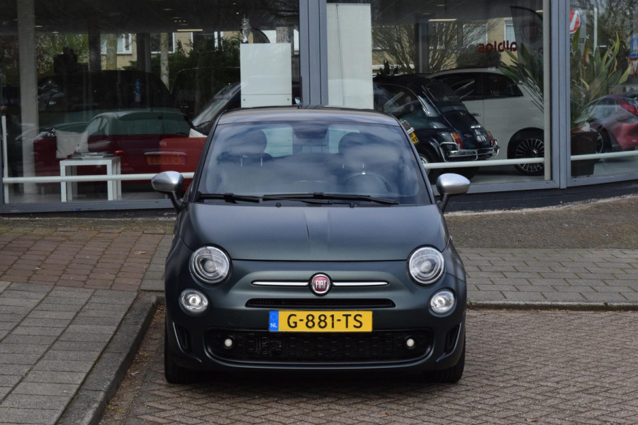 Fiat 500 105pk Rockstar/Sport|Matgroen|Carplay|
